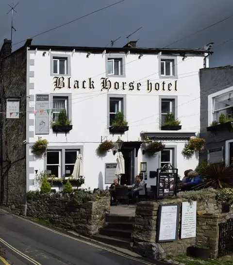 Photo of The Black Horse Hotel, a pub near Grassington in the Yorkshire Dales, North Yorkshire, northern England.