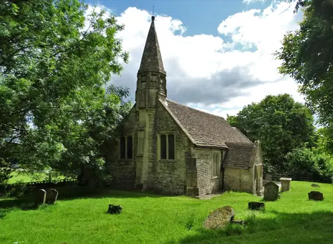 Photo of St Mary's Church, Old Dilton, a church near Dilton Marsh, Wiltshire, south west England.