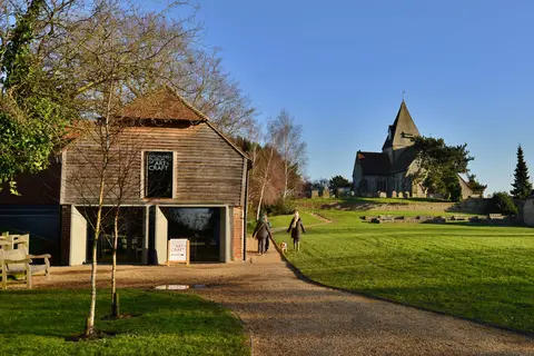 Photo of Ditchling Museum of Art + Craft, a visitor attraction in the South Downs, East Sussex, south east England.