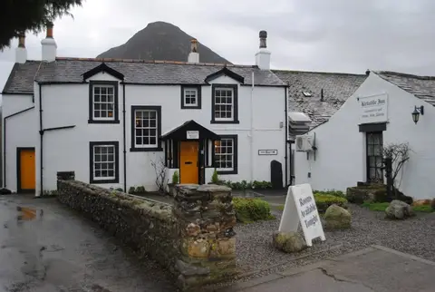 Photo of The Kirkstile Inn, a pub near Loweswater in the Lake District, Cumbria, north west England.