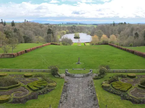 Photo of Mellerstain Gardens, a garden near Gordon, the Scottish Borders, southern Scotland.