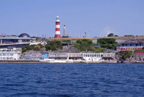 Photo of Plymouth Hoe East, a swimming spot in Devon, south west England.