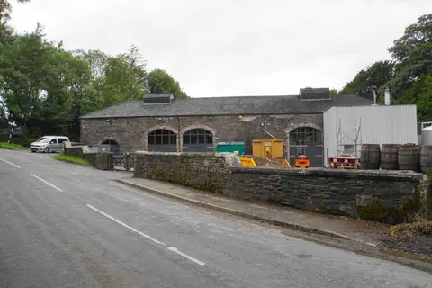 Photo of The Lakes Distillery, a distillery near Bassenthwaite in the Lake District, Cumbria, north west England.