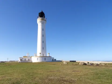 Photo of Covesea Lighthouse, a lighthouse near Lossiemouth, Moray, the Scottish Highlands and Islands.