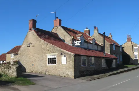 Photo of The Anvil Inn, a pub near Sawdon, North Yorkshire, northern England.