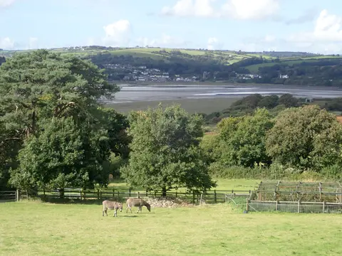 Photo of Mwche and Pentowyn, a country estate near Laugharne, Carmarthenshire, south west Wales.