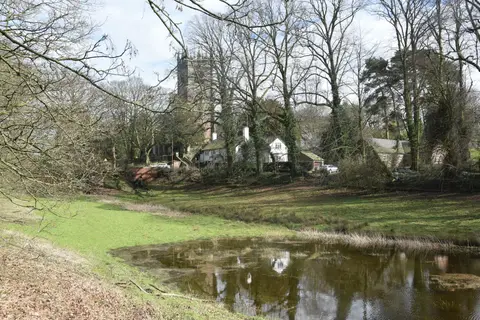 Photo of Gawsworth, a village in Cheshire, north west England.