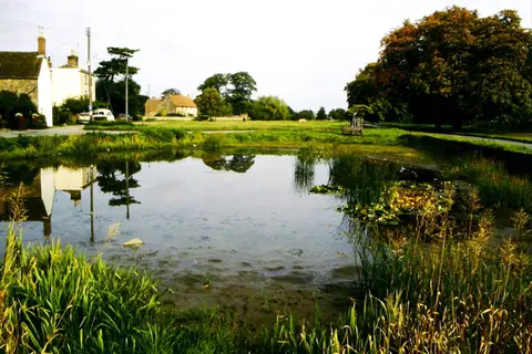 Photo of Frampton on Severn, a village in Gloucestershire, south west England.