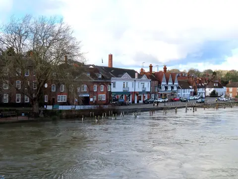 Photo of Henley-on-Thames, a village in Oxfordshire, south east England.