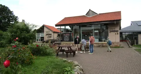 Photo of St Aidan's Winery (Lindisfarne Mead), a visitor attraction near Holy Island (Lindisfarne), Northumberland, north east England.