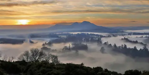 Photo: Scott's View, a viewpoint near Melrose in Eildon and Leaderfoot, the Scottish Borders, southern Scotland.