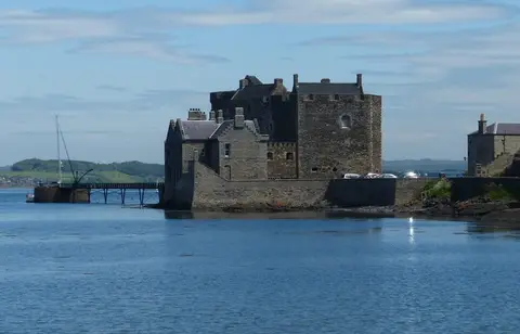 Photo of Blackness Castle, a ruined castle near Charlestown (Charlestown), Falkirk, central Scotland.