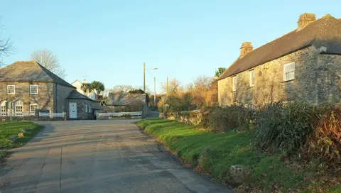 Photo of Blisland, a village in Cornwall, south west England.