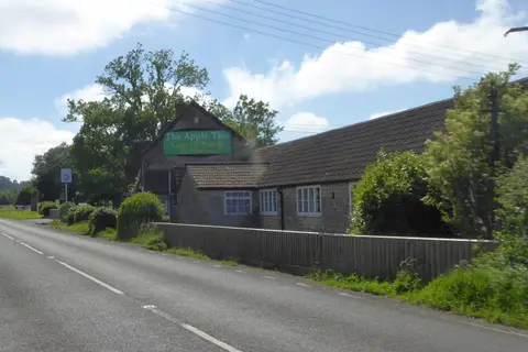 Photo of The Apple Tree Inn, a pub near West Pennard, Somerset, south west England.