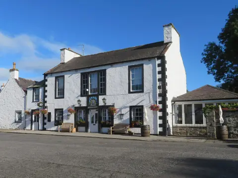 Photo of Masonic Arms, a pub near Gatehouse of Fleet in the Fleet Valley, Dumfries and Galloway, southern Scotland.