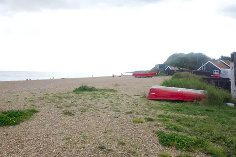 Photo of Dunwich, a village in Suffolk, eastern England.