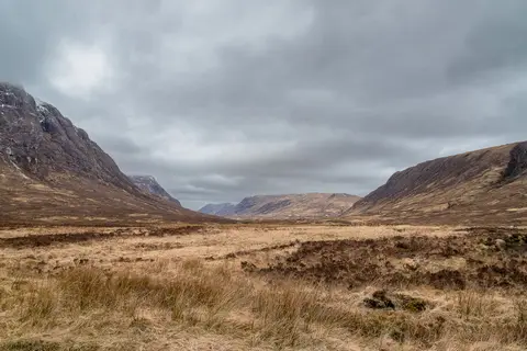 Photo: Glen Etive, a viewpoint near Glencoe in Ben Nevis and Glen Coe, Highland, the Scottish Highlands and Islands.