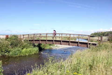 Photo along the North Wales Path, a 60-mile long-distance path running from Prestatyn to Bangor, north Wales.