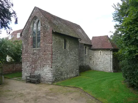 Photo of Old Soar Manor, a house & garden near Ightham, Kent, south east England.