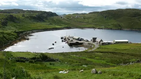 Photo of Carloway, a village in Na h-Eileanan Siar, the Scottish Highlands and Islands.