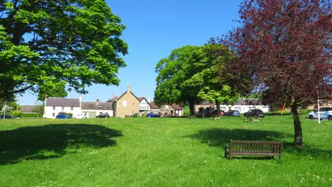 Photo of Kirk Yetholm, a village in the Scottish Borders, southern Scotland.