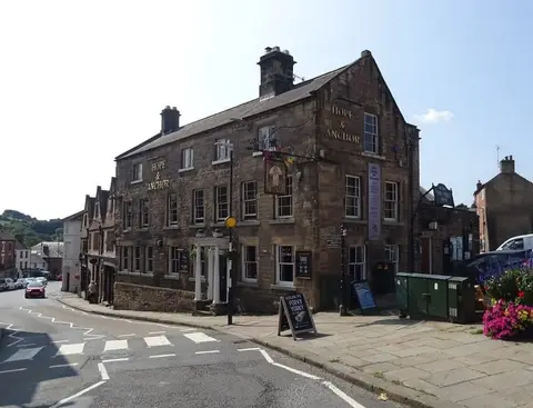 Photo of Wirksworth, a village in Derbyshire, central England.