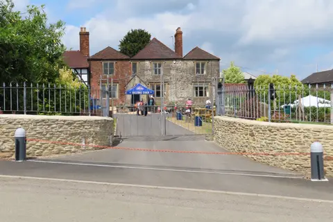 Photo of Westons Cider, a farm & farm shop near Much Marcle, Herefordshire, central England.