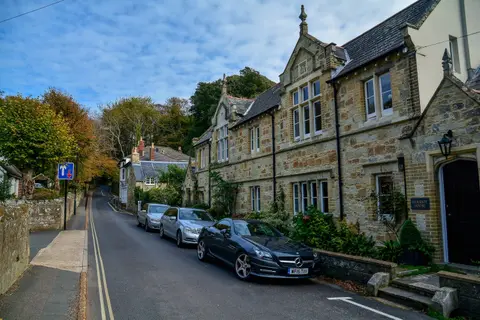 Photo of Bonchurch, a village in the Isle of Wight, south east England.