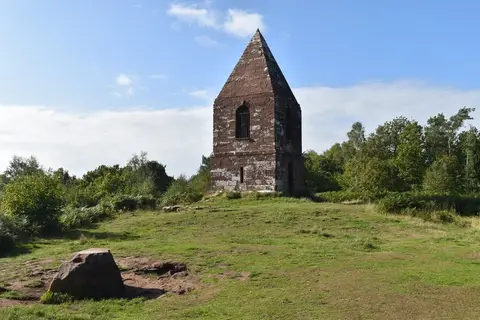 Photo: Penrith Beacon, a viewpoint in Cumbria, north west England.