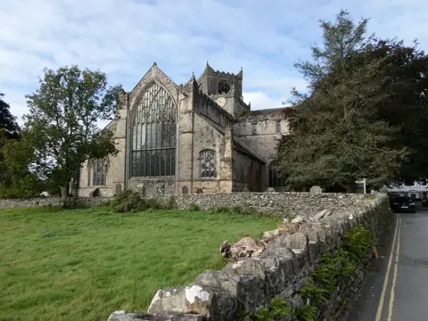 Photo of Cartmel, a village in Cumbria, north west England.