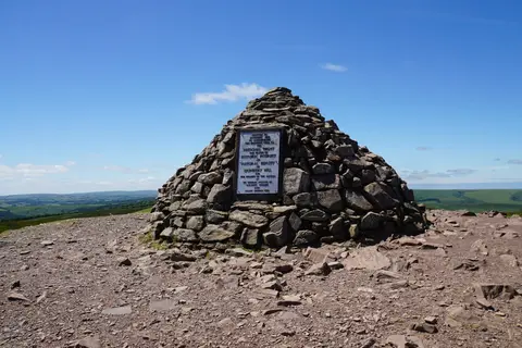 Photo: Dunkery Beacon, a 520m hill near Porlock in Exmoor, Somerset, south west England.
