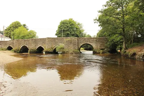 Photo of Lostwithiel, River Fowey, a swimming spot in Cornwall, south west England.
