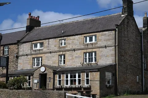 Photo of Bellingham, a village in Northumberland, north east England.