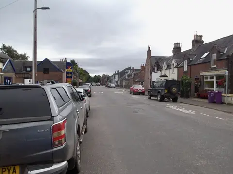 Photo of Edzell, a village in the Angus, north east Scotland.
