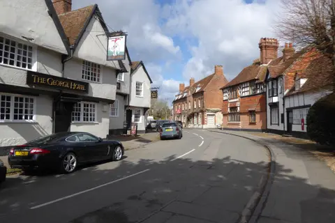 Photo of Dorchester-on-Thames, a village in Oxfordshire, south east England.