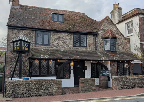Photo of The Duck Inn, a pub near Rottingdean, East Sussex, south east England.