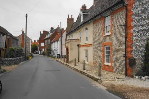 Photo of Cley next the Sea, a village in Norfolk, eastern England.