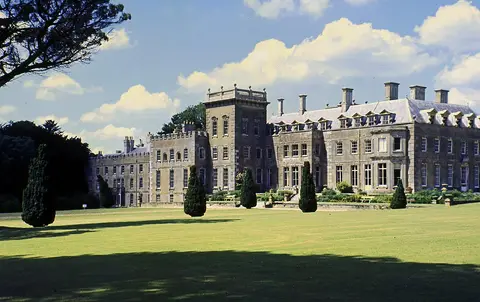 Photo of St Giles' House, a Grade II* registered house & garden near Cranborne, Dorset, south west England.