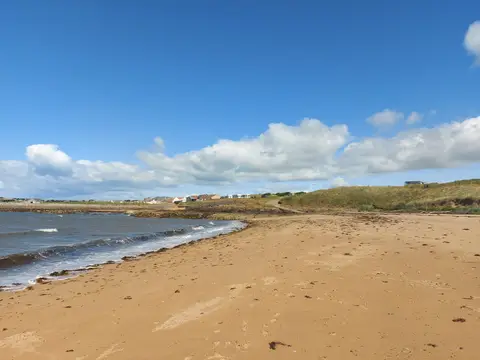 Photo of Ruby Bay, Elie, a cove near Elie and Earlsferry, Fife, central Scotland.