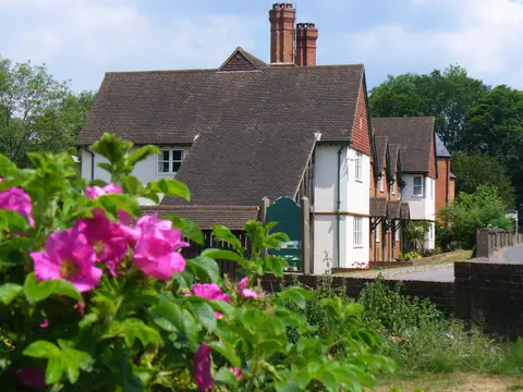 Photo of Albury, a village in Surrey, south east England.