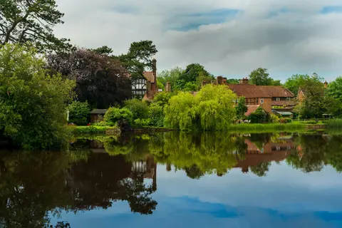 Photo of Beaulieu, a village in the New Forest, Hampshire, south east England.