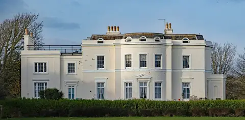 Photo of Worthing Beach House, a swimming spot near Findon, West Sussex, south east England.