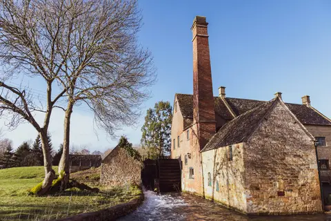 Photo of Lower Slaughter, a village in the Cotswolds, Gloucestershire, south west England.