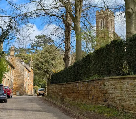 Photo of Stoke Dry, a village in Rutland, central England.