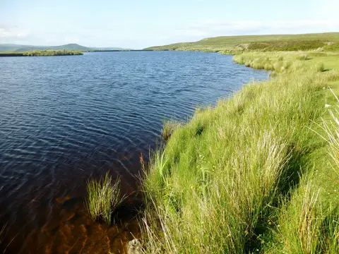 Photo of Keeper's Pond, a pool near Blaenavon in Bannau Brycheiniog, Monmouthshire, south east Wales.