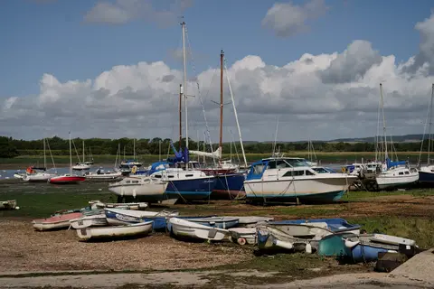 Photo of Dell Quay, a village in Chichester Harbour, West Sussex, south east England.