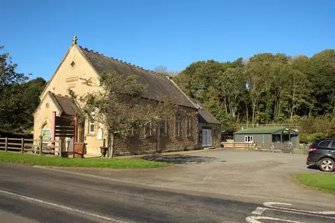 Photo of The Boatside Inn, a pub near Warden, Northumberland, north east England.