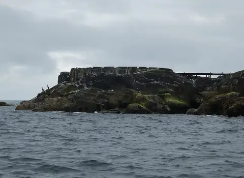 Photo of Skerryvore Lighthouse, a lighthouse in Argyll and Bute, the Scottish Highlands and Islands.
