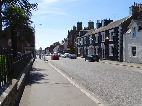 Photo of Castle Douglas, a village in Dumfries and Galloway, southern Scotland.