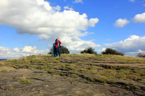 Photo of Helsby Hill, a country estate near Elton, Cheshire, north west England.